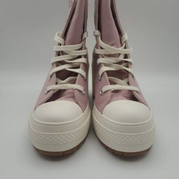 Converse Chuck 70 De Luxe Heel Women's Size 7.5 X-High Heel Static Pink Shoes - Picture 3 of 10